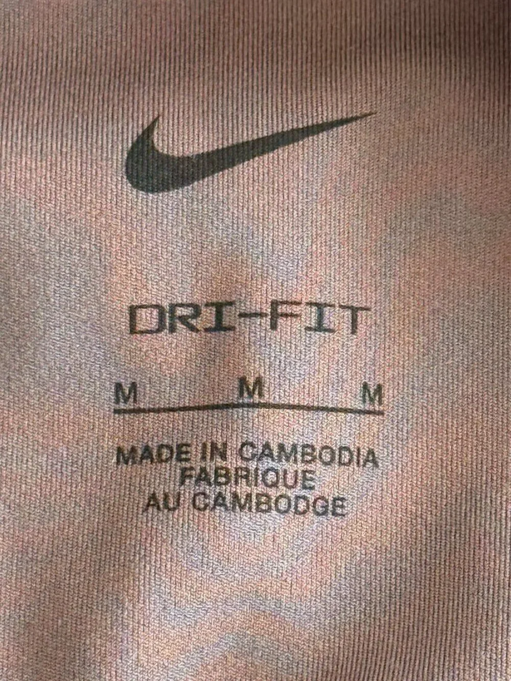 Nike One Dri-FIT Mid Rise Full Length Leggings Mauve Women's M NWT